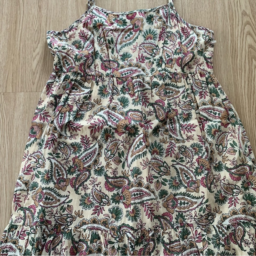 Patrons of peace paisley boho midi dress nwot - Picture 5 of 6